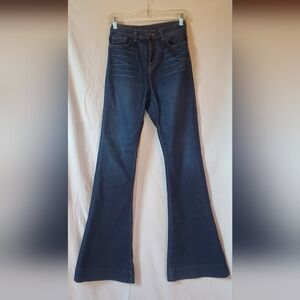 J Brand Monaco Blue Flare Jeans